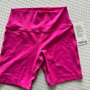 Sonic Pink Align Shorts 8’inch Size 10